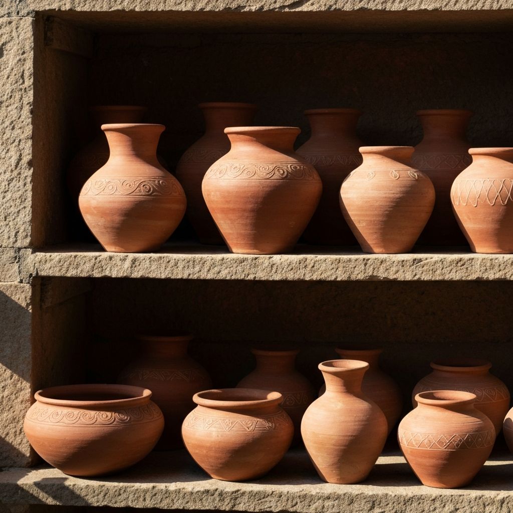 Terracotta pottery collection